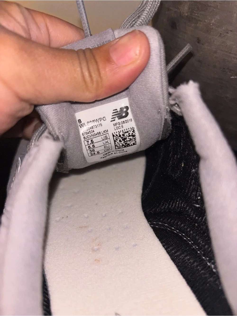 New Balance Women's Gray Suede Lace-Up Sneakers